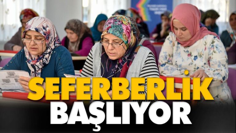 OKUMA-YAZMA SEFERBERLİĞİ BAŞLIYOR