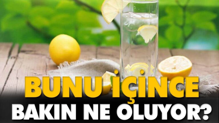 Limon suyu içmenin faydaları
