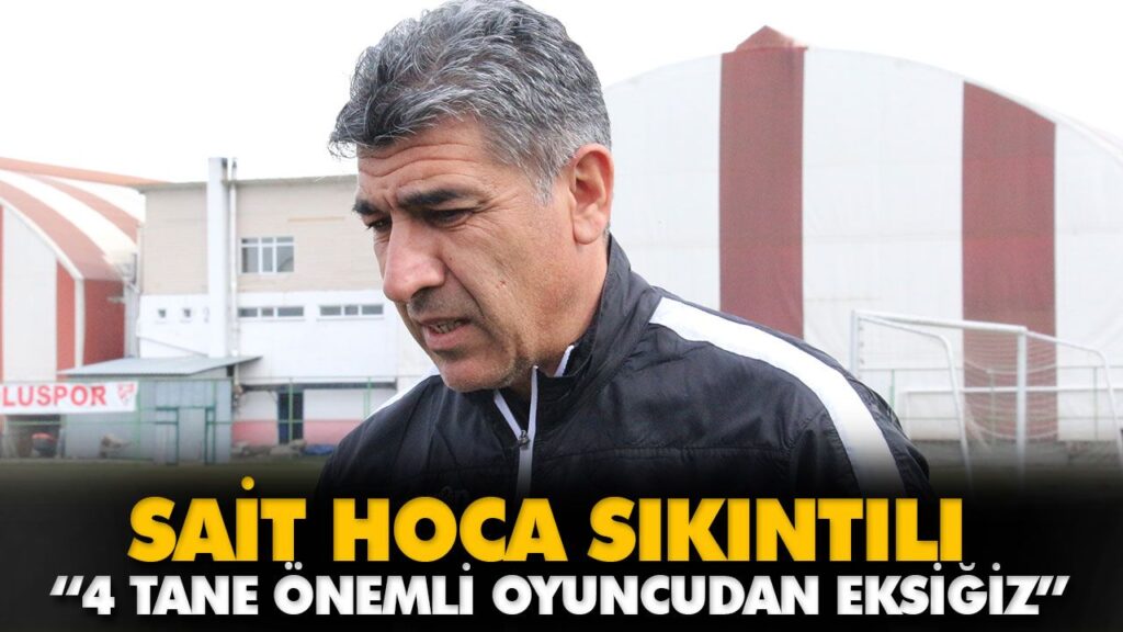 “4 TANE ÖNEMLİ OYUNCUDAN EKSİĞİZ” “4 TANE ÖNEMLİ OYUNCUDAN EKSİĞİZ”