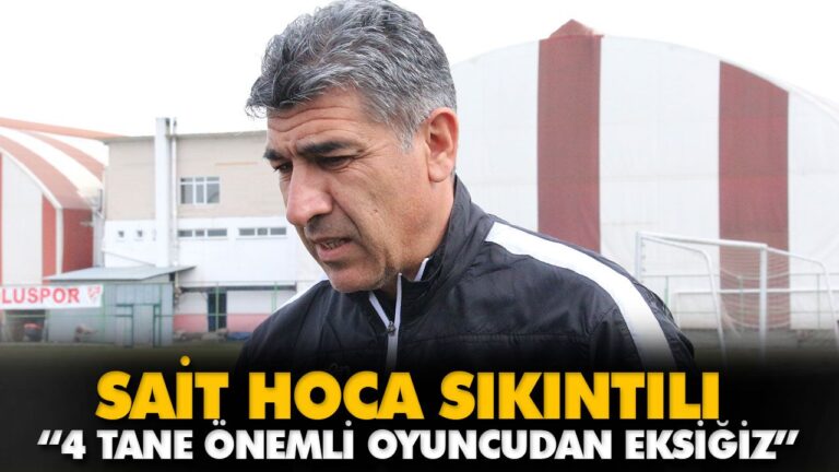 “4 TANE ÖNEMLİ OYUNCUDAN EKSİĞİZ”