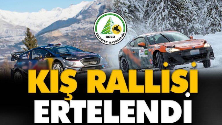 KIŞ RALLİSİ ERTELENDİ