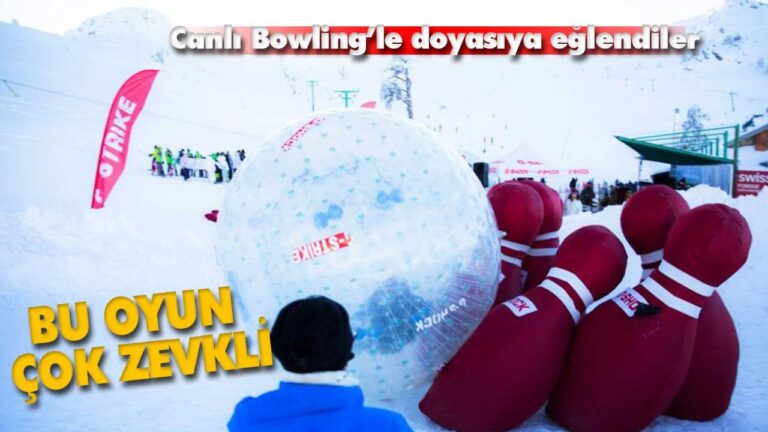 ‘Canlı Bowling’le doyasıya eğlendiler