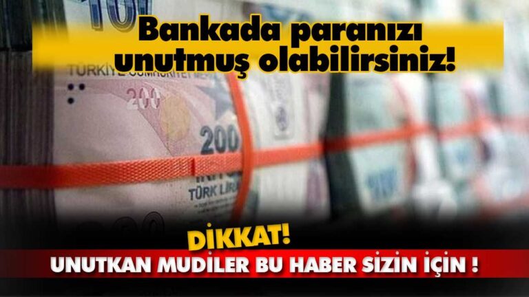 UNUTKAN MUDİLER DİKKAT!