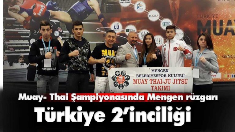 Mengen Belediyespor’dan Türkiye 2’inciliği