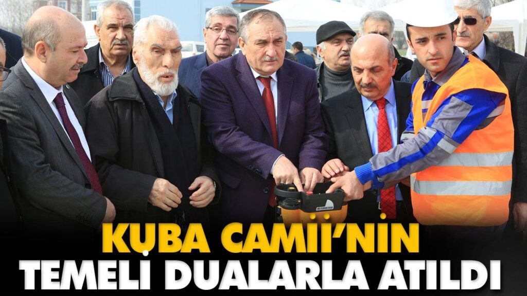 KUBA CAMİİ’NİN TEMELİ DUALARLA ATILDI KUBA CAMİİ’NİN TEMELİ DUALARLA ATILDI