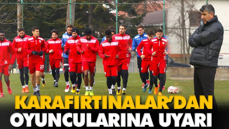 KARAFIRTINALAR’DAN OYUNCULARINA UYARI