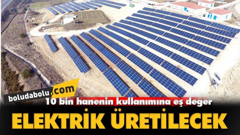 BOLU ELEKTRİK ÜRETİLECEK