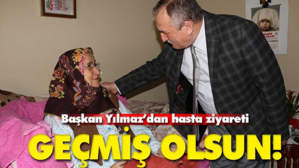 Başkan Yılmaz hastaları evlerinde ziyaret ediyor.. Başkan Yılmaz hastaları evlerinde ziyaret ediyor..