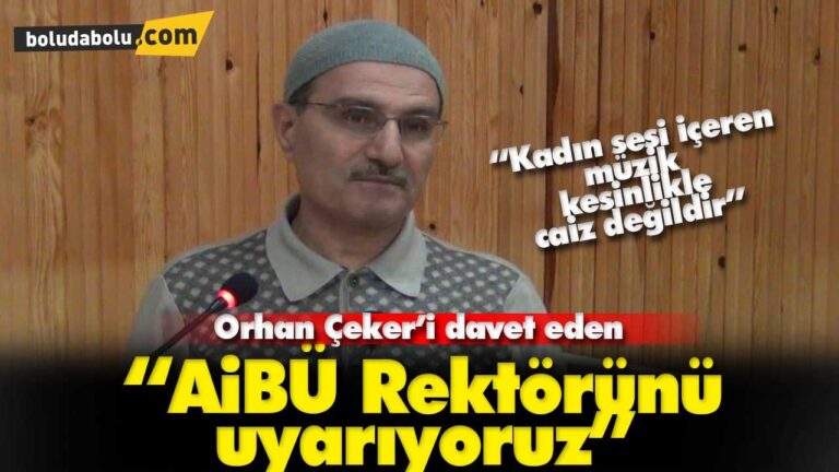 Orhan Çeker’in davet edilmesine tepki
