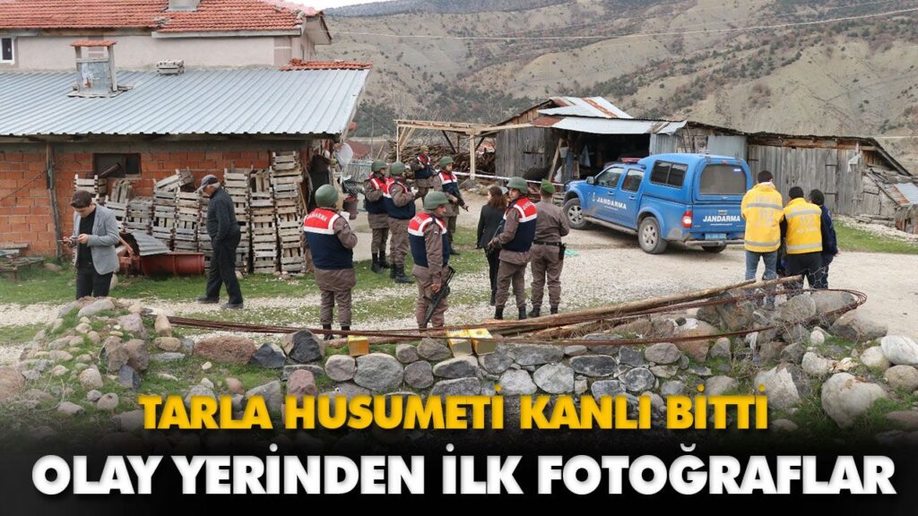 TARLA HUSUMETİ KANLI BİTTİ TARLA HUSUMETİ KANLI BİTTİ