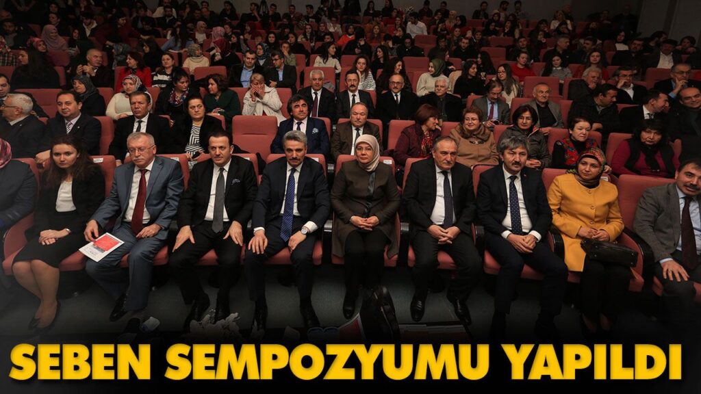 SEBEN SEMPOZYUMU YAPILDI SEBEN SEMPOZYUMU YAPILDI