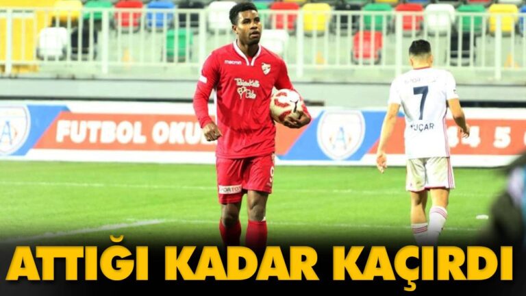 ATTIĞI KADAR KAÇIRDI