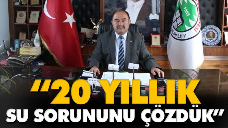 “20 YILLIK SU SORUNUNU ÇÖZDÜK”