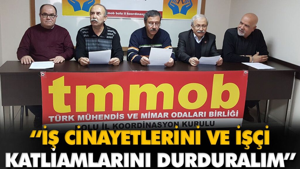 “İŞ CİNAYETLERİNİ VE İŞÇİ KATLİAMLARINI DURDURALIM “İŞ CİNAYETLERİNİ VE İŞÇİ KATLİAMLARINI DURDURALIM