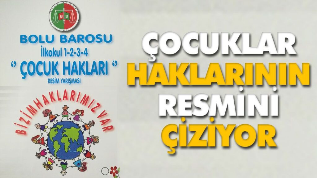 ÇOCUKLAR HAKLARININ RESMİNİ ÇİZİYOR ÇOCUKLAR HAKLARININ RESMİNİ ÇİZİYOR