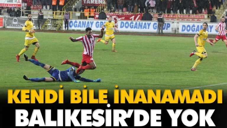 KENDİ BİLE İNANAMADI