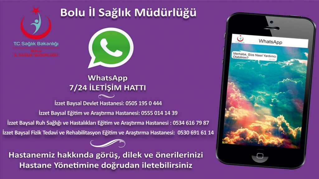 7/24 WHATSAPP İLETİŞİM HATTI 7/24 WHATSAPP İLETİŞİM HATTI