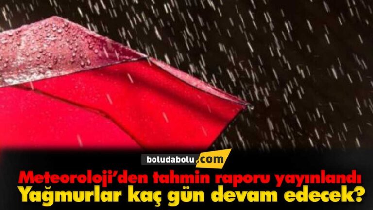 Yağmurlar devam edecek