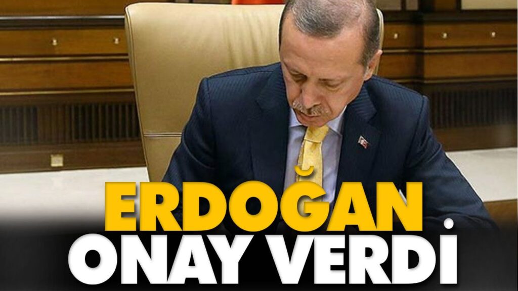 Cumhurbaşkanı Erdoğan’dan kanun onayı! Cumhurbaşkanı Erdoğan’dan kanun onayı!