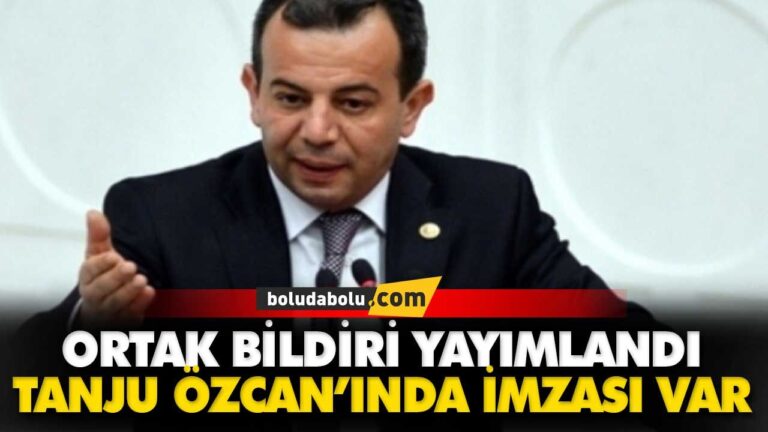 TANJU ÖZCAN’INDA İMZASI VAR