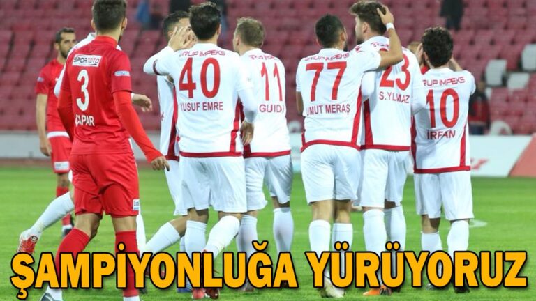 ŞAMPİYONLUĞA YÜRÜYORUZ