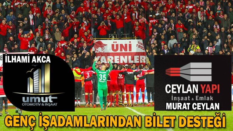 GENÇ İŞADAMLARINDAN BİLET DESTEĞİ