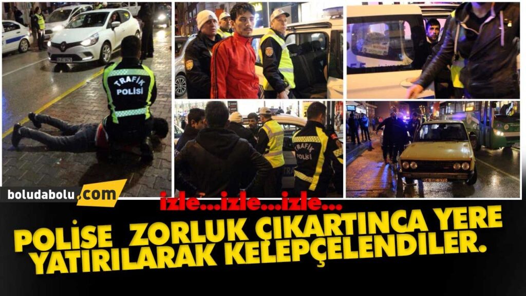Polise zor anlar yaşattılar Polise zor anlar yaşattılar