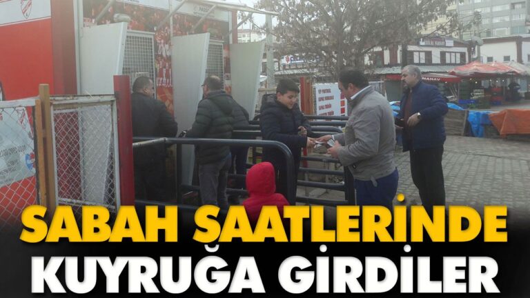 SABAH SAATLERİNDE KUYRUĞA GİRDİLER