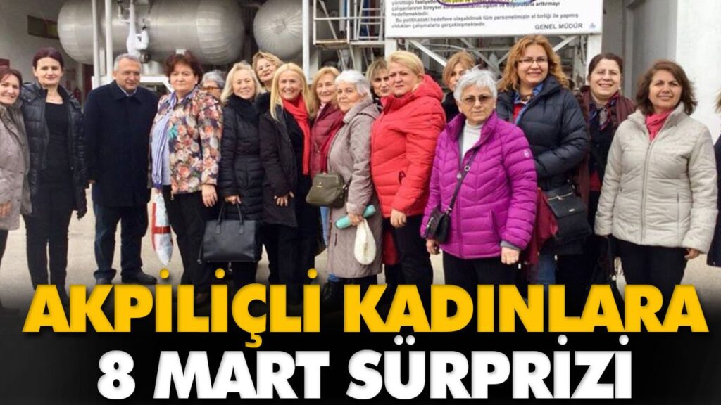 AKPİLİÇLİ KADINLARA 8 MART SÜRPRİZİ AKPİLİÇLİ KADINLARA 8 MART SÜRPRİZİ