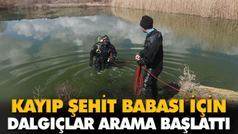 KAYIP ŞEHİT BABASI İÇİN DALGIÇLAR ARAMA BAŞLATTI
