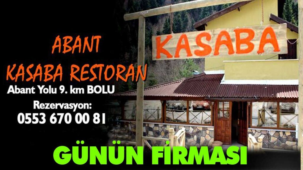 ABANT KASABA RESTAURANT sizi bekliyor… ABANT KASABA RESTAURANT sizi bekliyor…