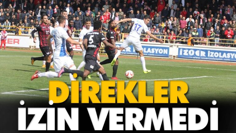 DİREKLER İZİN VERMEDİ