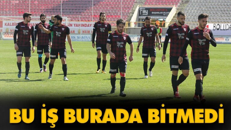 BU İŞ BURADA BİTMEDİ