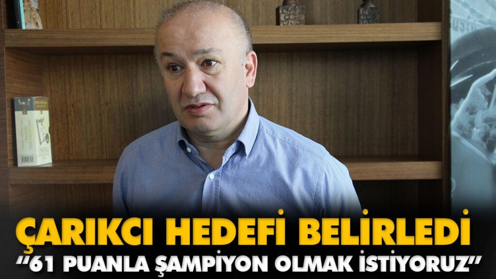 “61 PUANLA ŞAMPİYON OLMAK İSTİYORUZ” “61 PUANLA ŞAMPİYON OLMAK İSTİYORUZ”