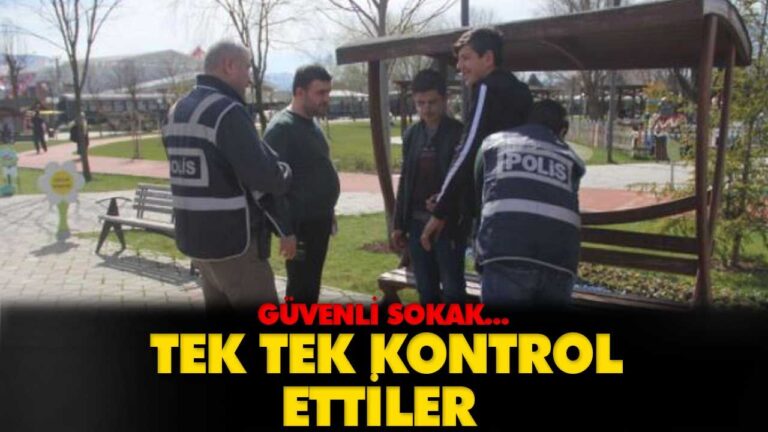 ‘Güvenli Sokak’ uygulaması yapıldı