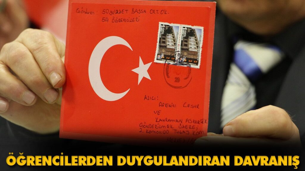 Öğrencilerden duygulandıran mektup Öğrencilerden duygulandıran mektup