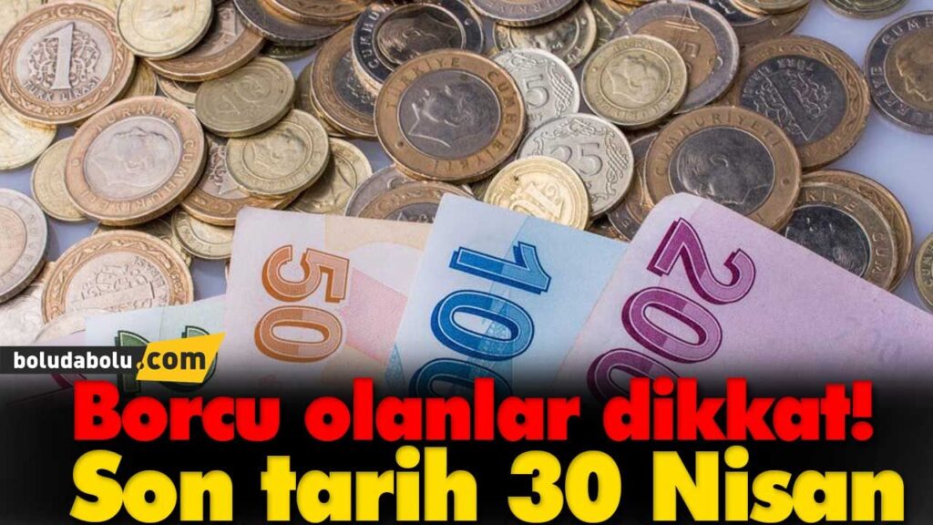 Borcu olanlar dikkat!