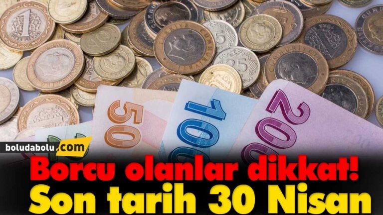 Borcu olanlar dikkat!