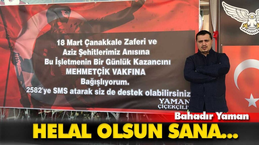Yaman Çiçekçilik’ten çok anlamlı davranış Yaman Çiçekçilik’ten çok anlamlı davranış