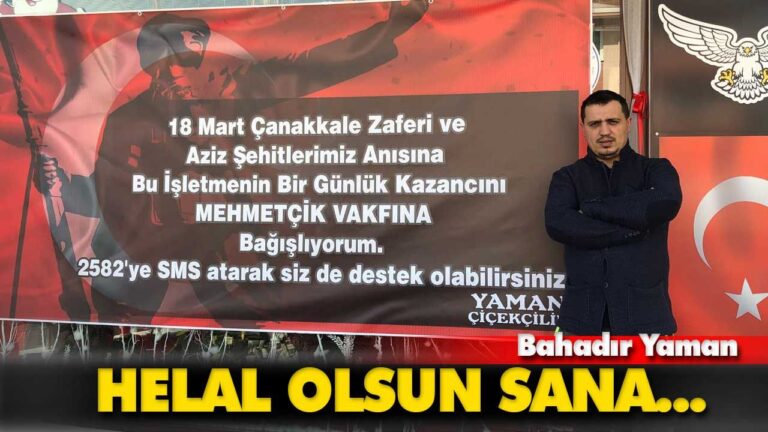 Yaman Çiçekçilik’ten çok anlamlı davranış