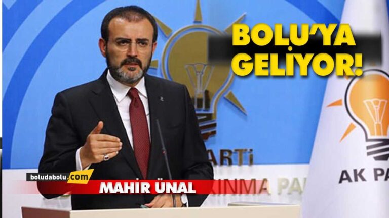 MAHİR ÜNAL BOLU’YA GELİYOR!