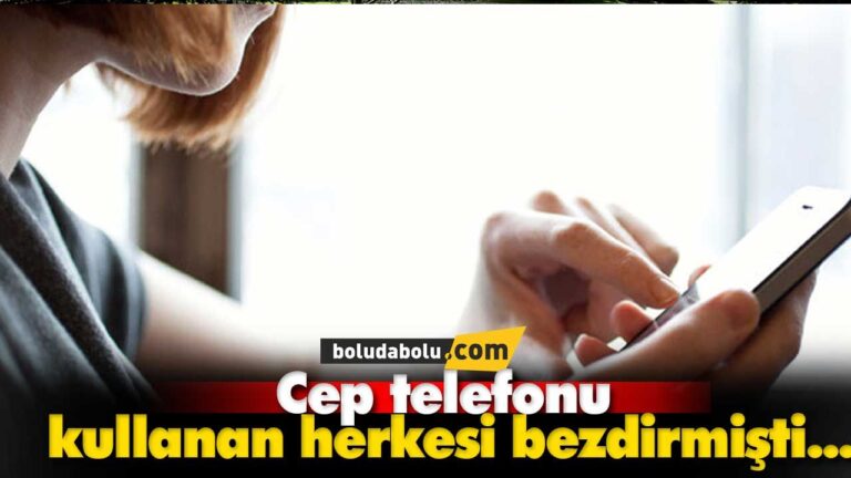 Cep telefonu kullanan herkesi bezdirmişti…