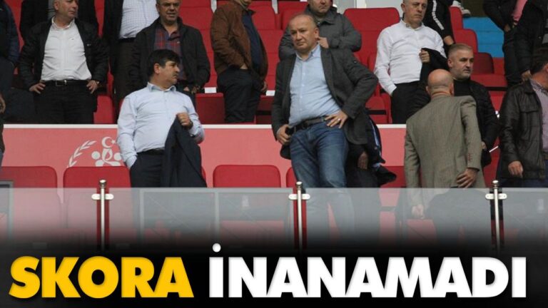 SKORA İNANAMADI