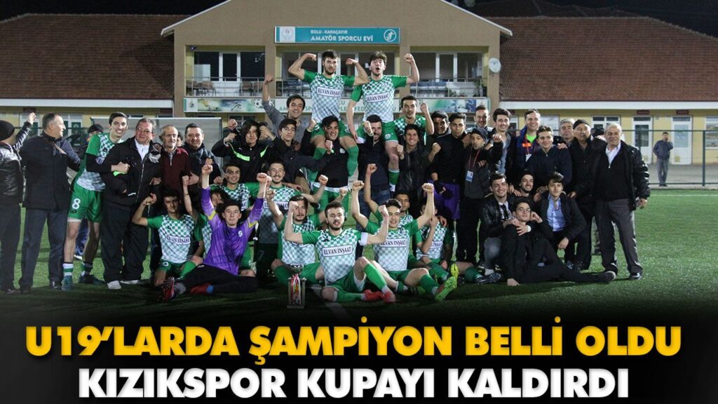 U19’LARDA ŞAMPİYON BELLİ OLDU U19’LARDA ŞAMPİYON BELLİ OLDU