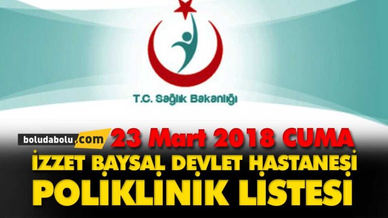 Bolu İzzet Baysal Devlet Hastanesi