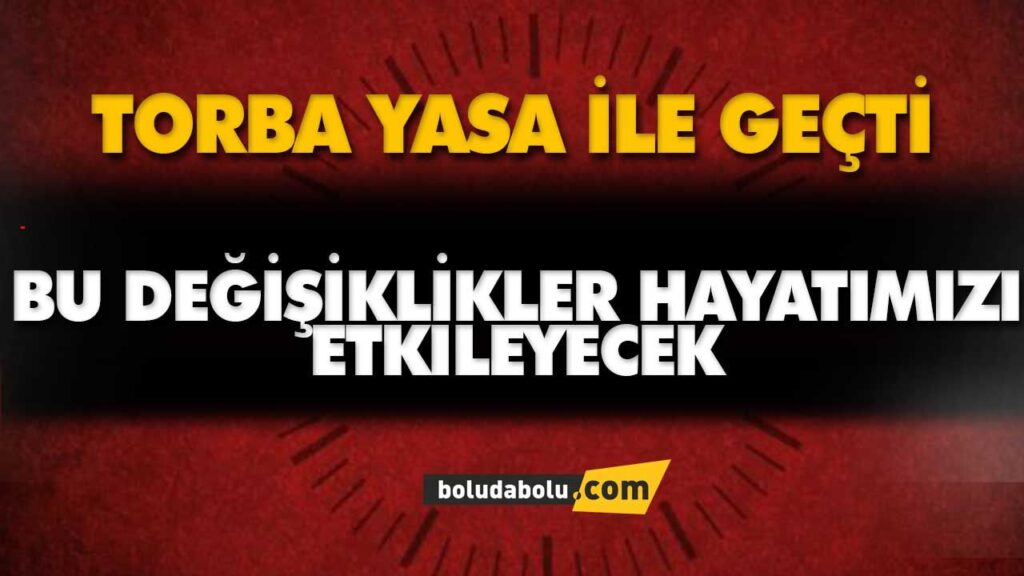 HEPSİ TORBA YASADA GEÇTİ HEPSİ TORBA YASADA GEÇTİ