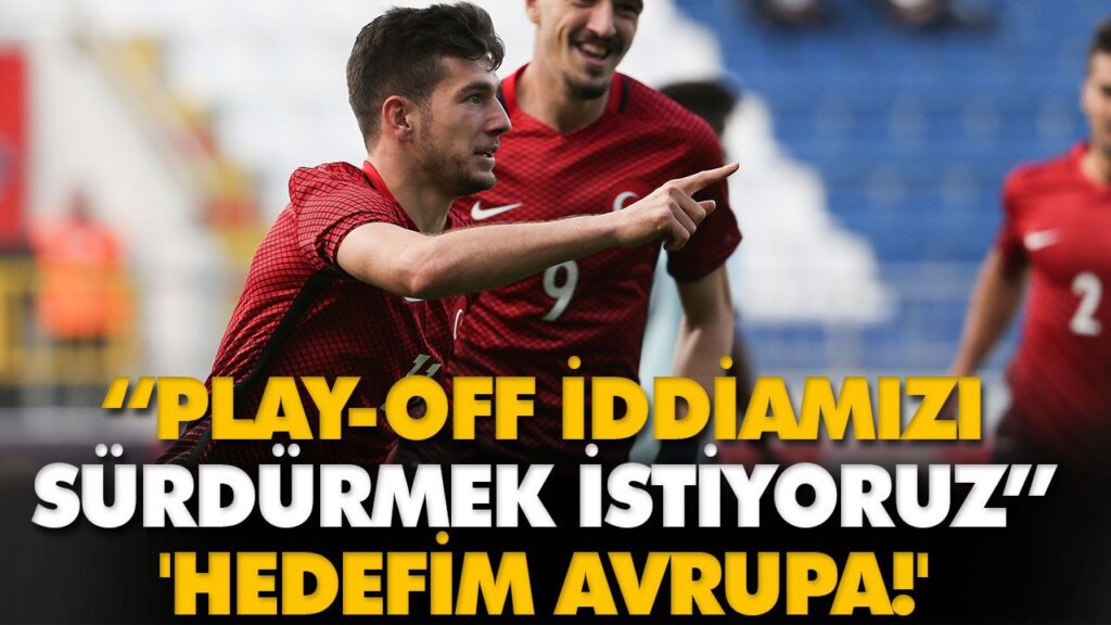 “PLAY-OFF İDDİAMIZI SÜRDÜRMEK İSTİYORUZ” “PLAY-OFF İDDİAMIZI SÜRDÜRMEK İSTİYORUZ”