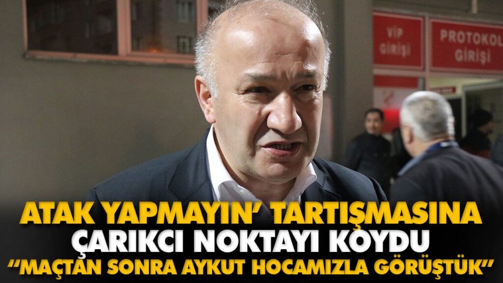 ‘ATAK YAPMAYIN’ TARTIŞMASINA ÇARIKCI NOKTAYI KOYDU ‘ATAK YAPMAYIN’ TARTIŞMASINA ÇARIKCI NOKTAYI KOYDU