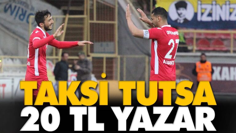 TAKSİ TUTSA 20 TL YAZAR