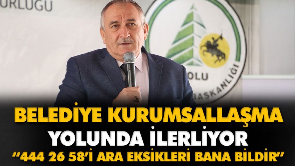 “444 26 58’İ ARA EKSİKLERİ BANA BİLDİR” “444 26 58’İ ARA EKSİKLERİ BANA BİLDİR”